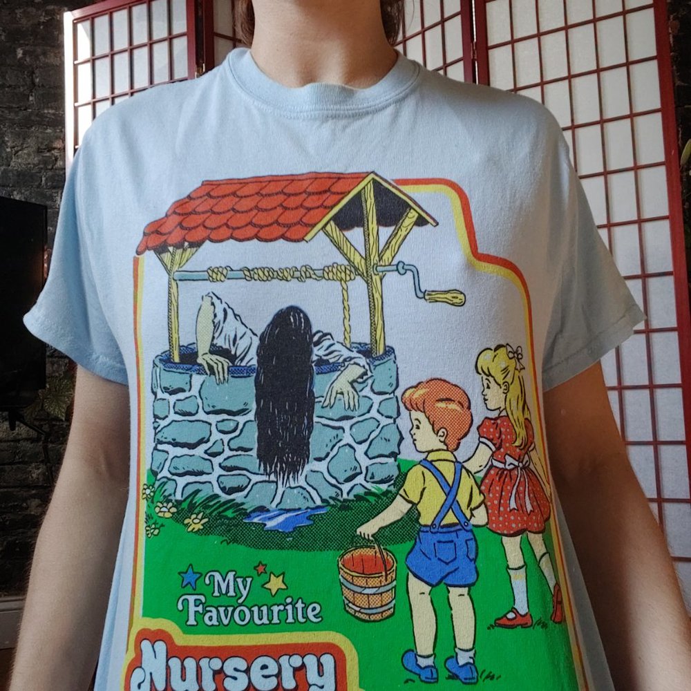 Light blue Steven Rhodes short sleeve t-shirt